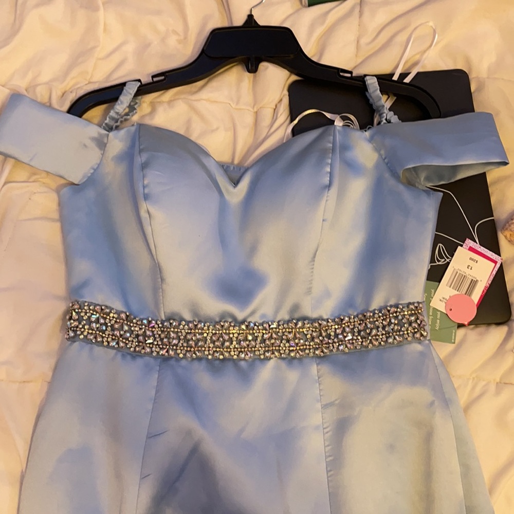 Light blue mermaid prom dress!! - Picture 7 of 7